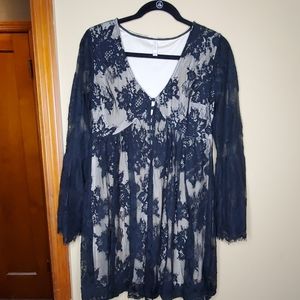 Bell Sleeve Babydoll Dress